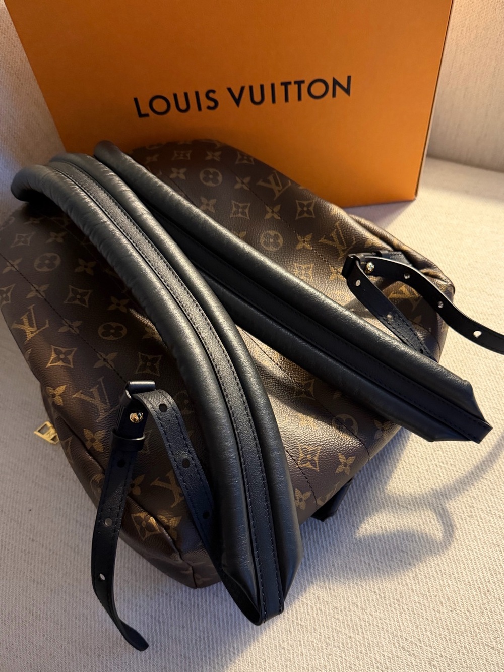 LOUIS VUITTON Monogram Canvas Palm Springs MM Backpack Bag - Picture 9 of 14